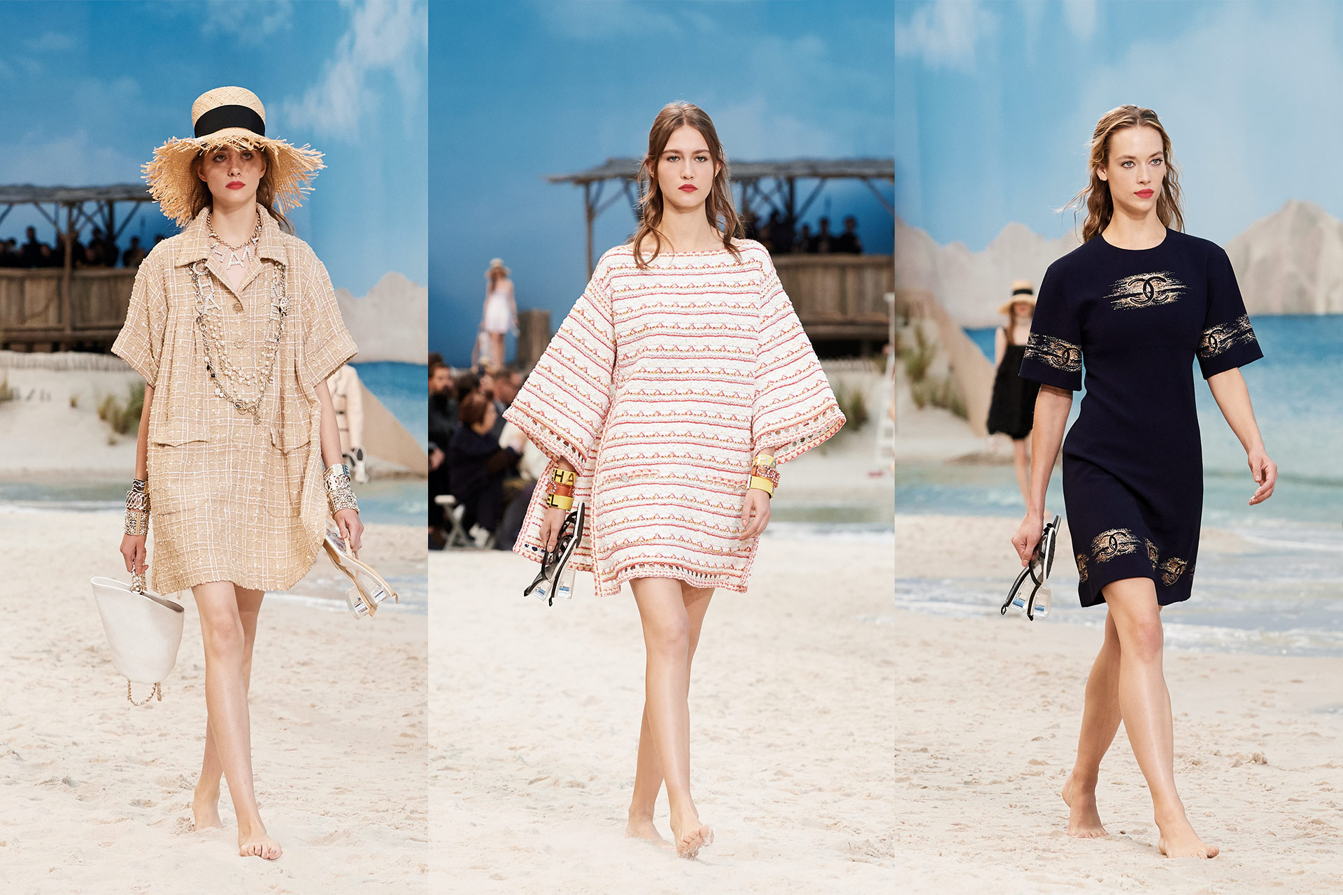 Chanel 2019 春夏:來吧!讓香奈兒帶你去看海!|Wazaiii看秀零時差|